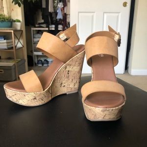 Tan wedges